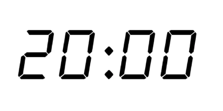 20:00 – Was bedeutet es, 8 Uhr zu sehen?
